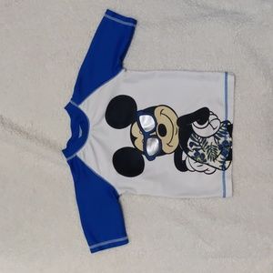 Disney Baby Mickey Mouse Swim Top Size 24m/2T